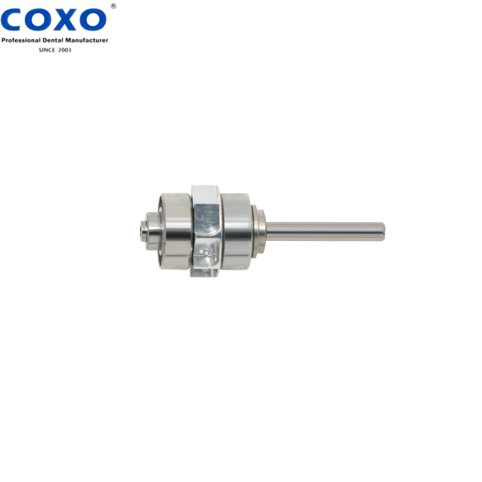 COXO Dental Air Turbine LED Handpiece Mini Standard Torque Head 4 Holes CX207-F