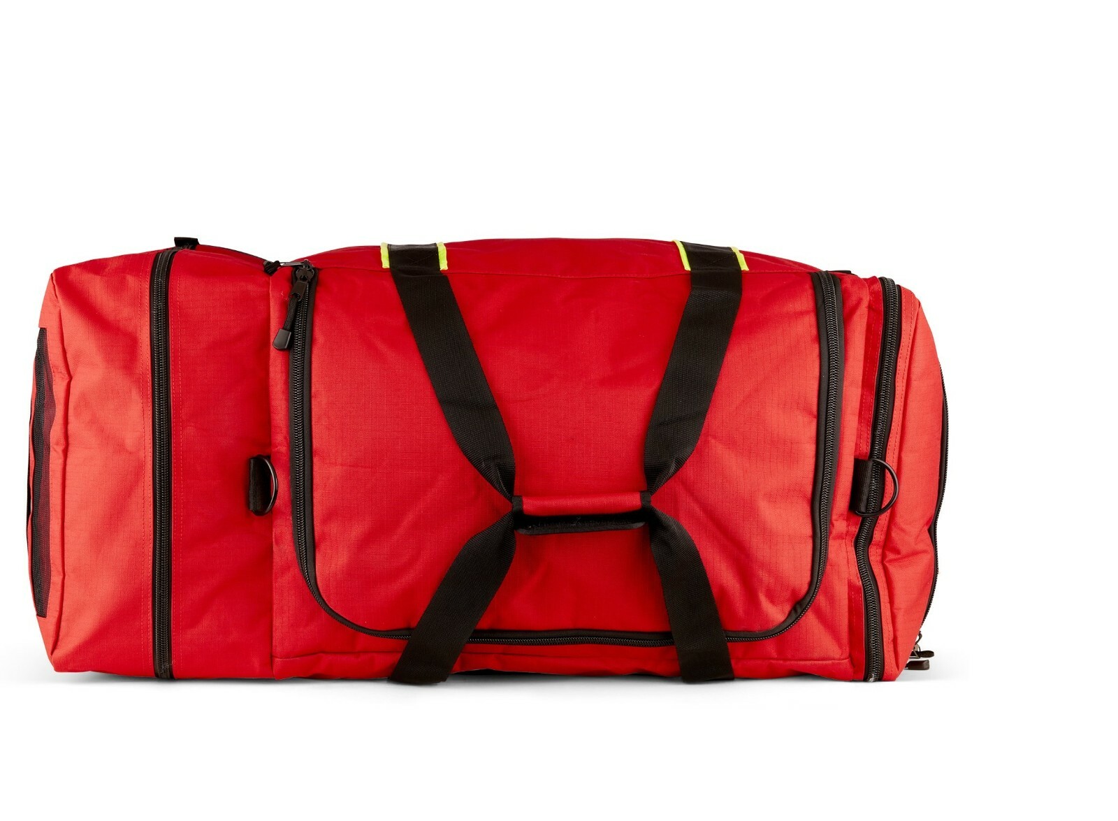 LINE2design Firefighter Jumbo Turnout Gear Bag with Padded Shoulder Strap – Red