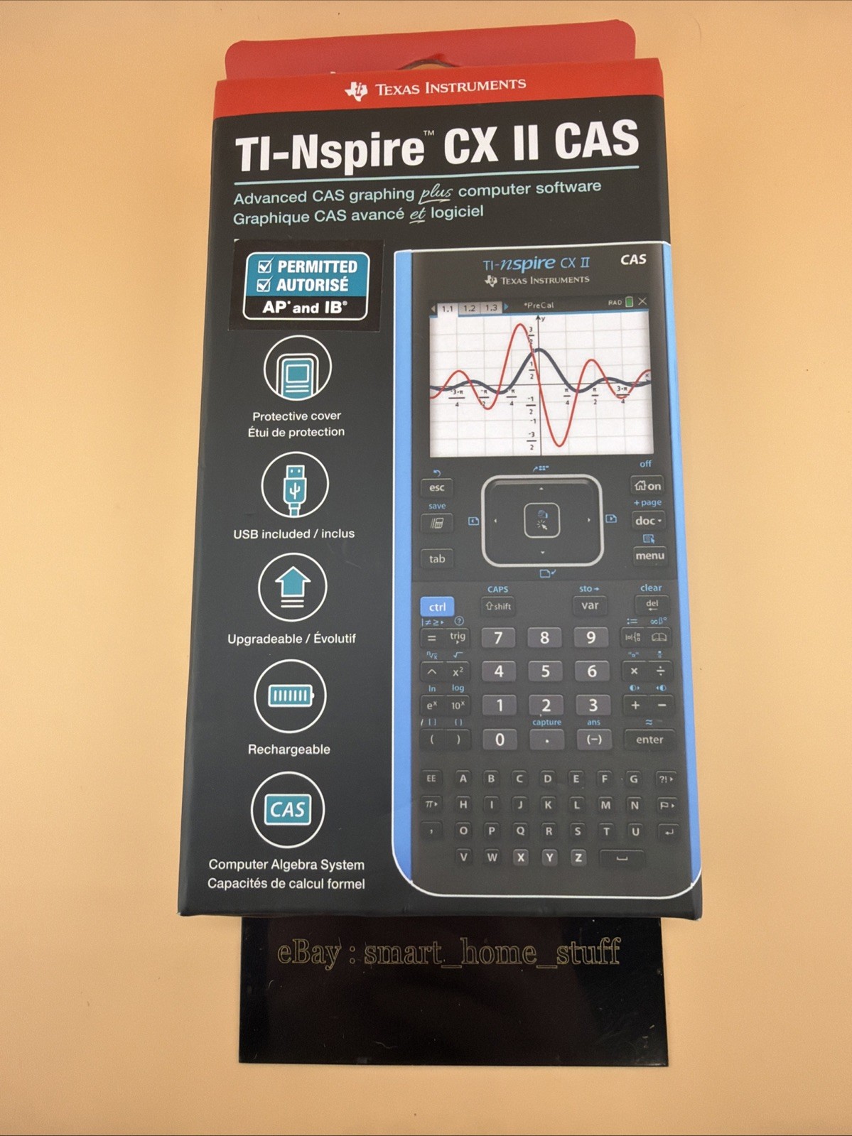 New TI-Nspire CX II CAS Scientific Graphing Calculator – New Sealed