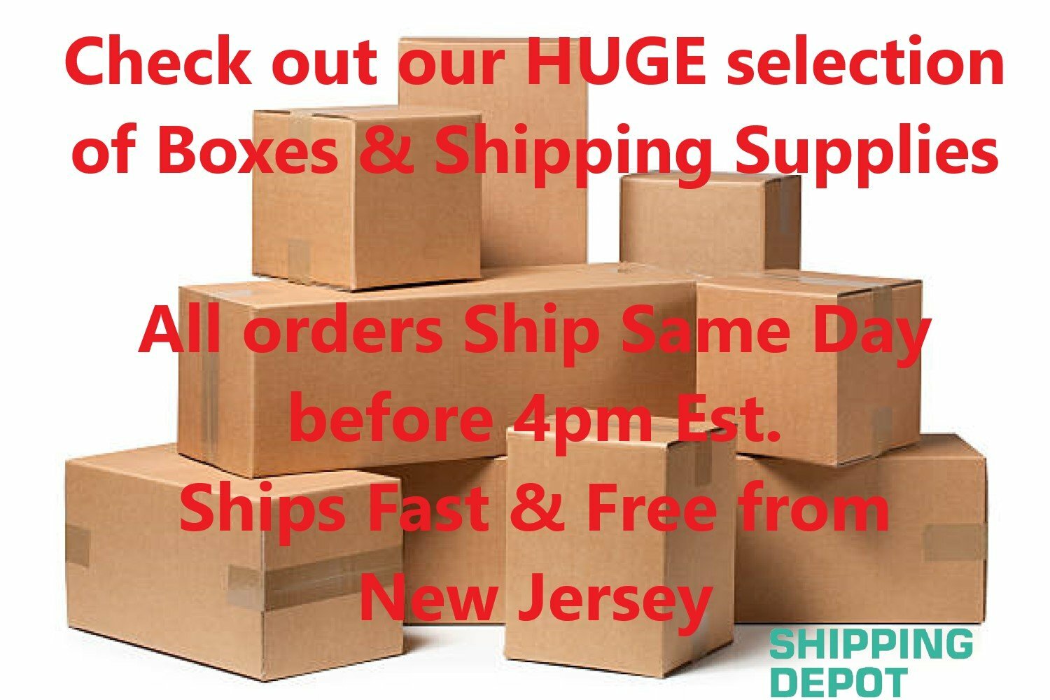 SHIPPING BOXES – Many Sizes Available USA MADE Small – Large Moving Mailing Pack