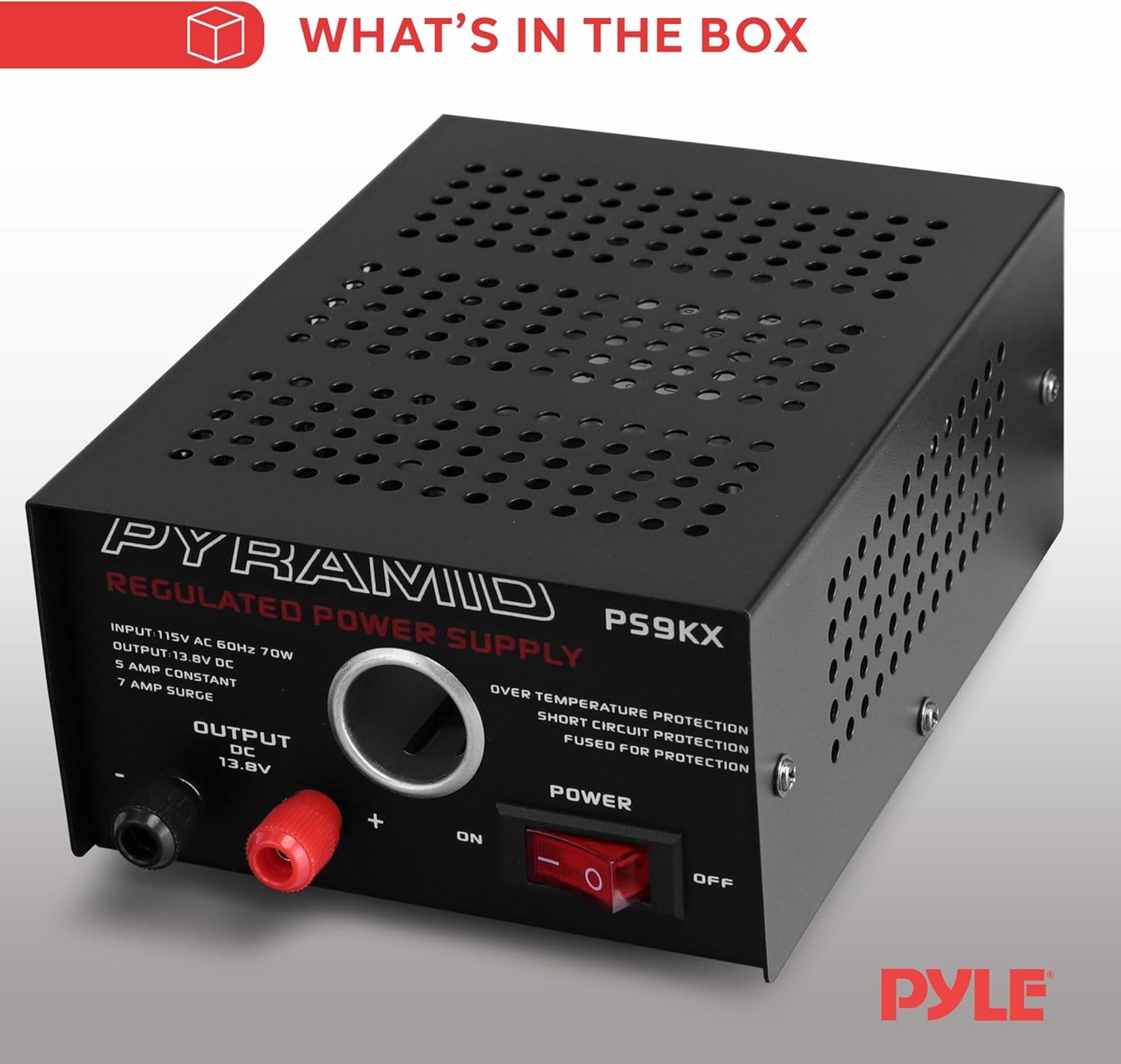 Universal Bench Power Supply-5 Amp Linear Regulated Home Lab Benchtop Converter