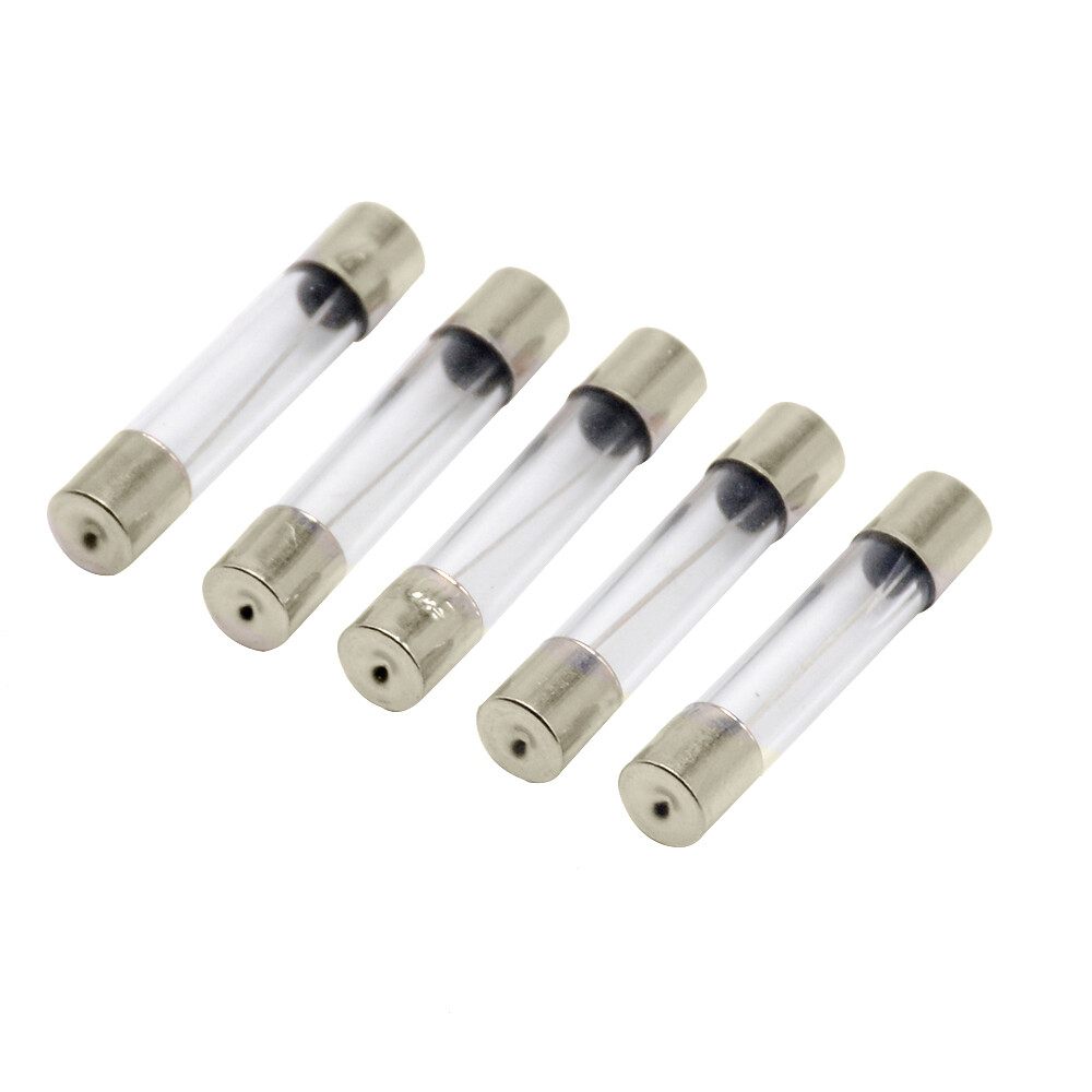 [10x] 0.5A 250V Fast Blow Fuse Glass Tube Fuse 0.5 Amp Fuse 6X30mm