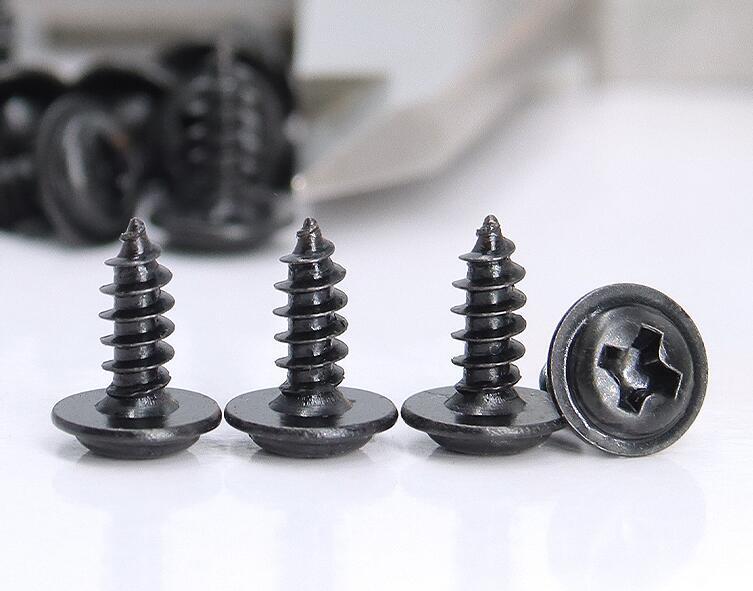 Black Carbon Steel Phillips Modified Truss Head Sheet Metal Self Tapping Screws