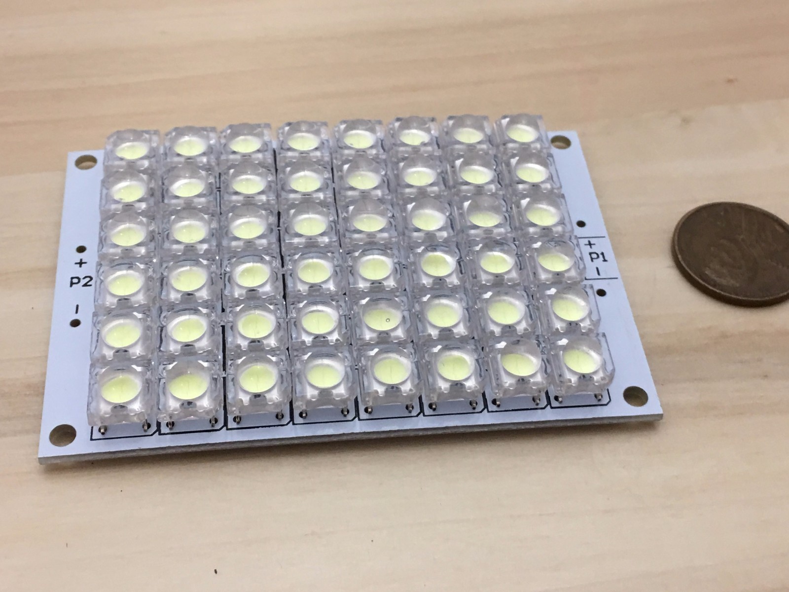 Piranha Panel 48 LED Super Bright DC 12V 3.2W White Light Lamp Board Module C23