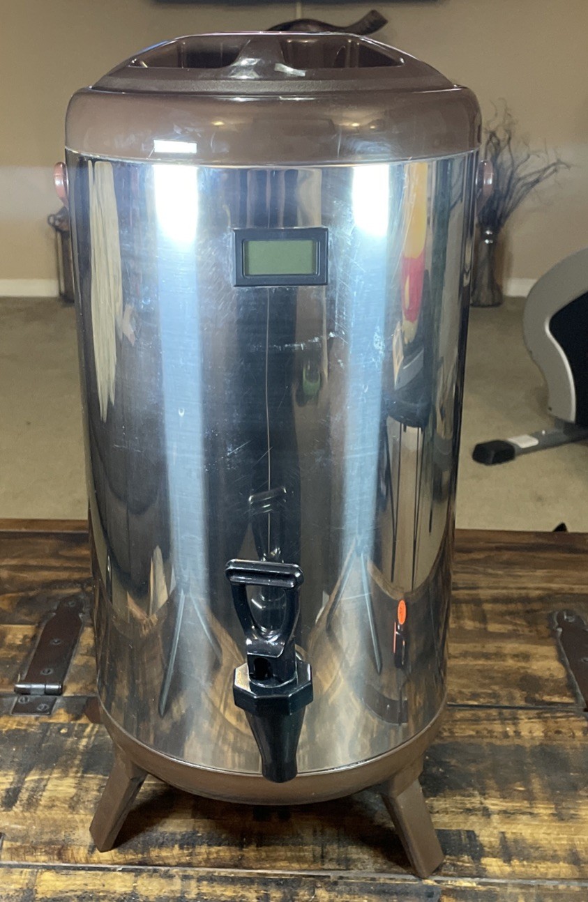VEVOR Insulated Beverage Dispenser, 2 Gallons, Food-grade LDPE Hot and Cold…