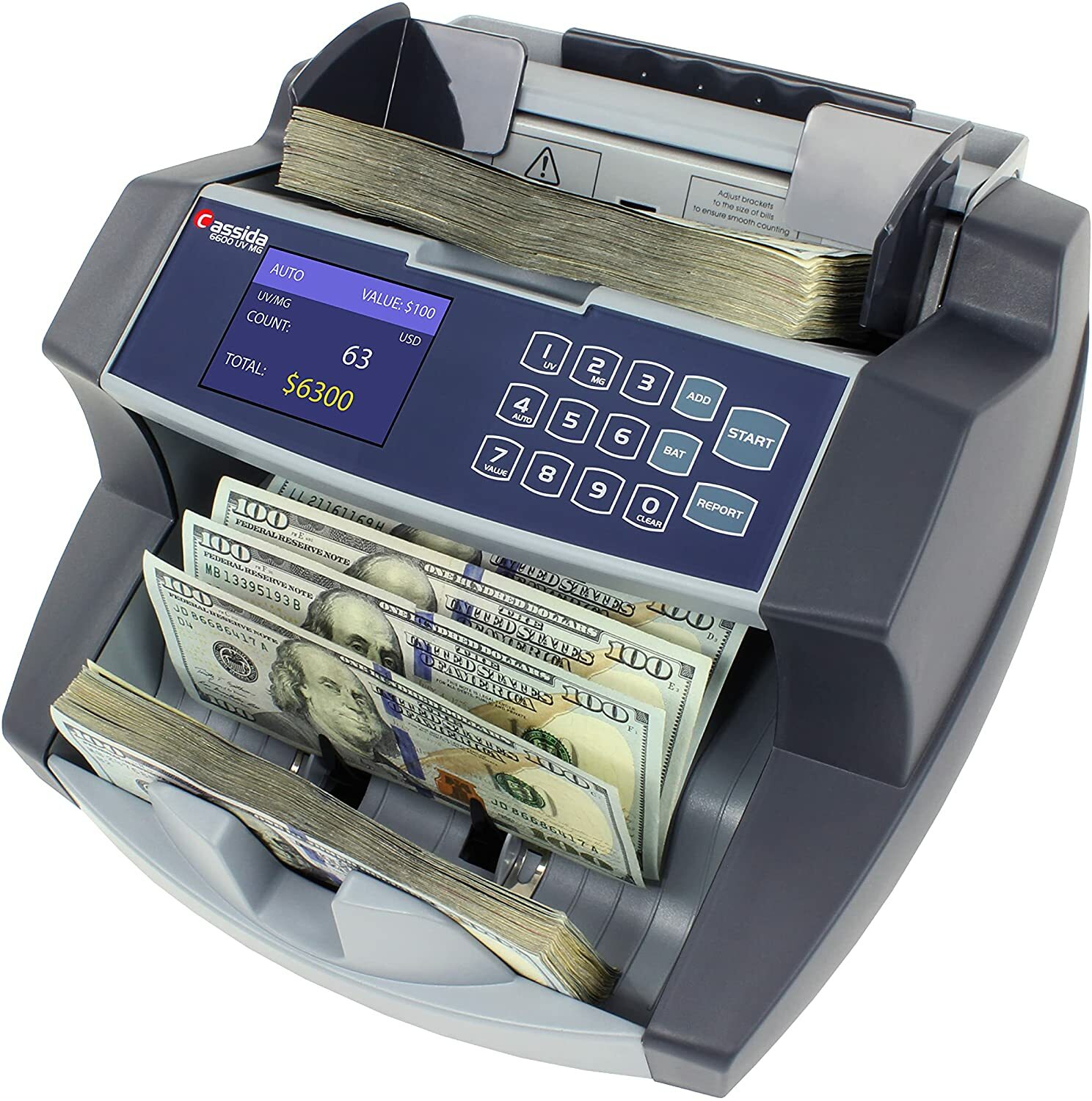 Cassida 6600 UV/MG Bill Counter