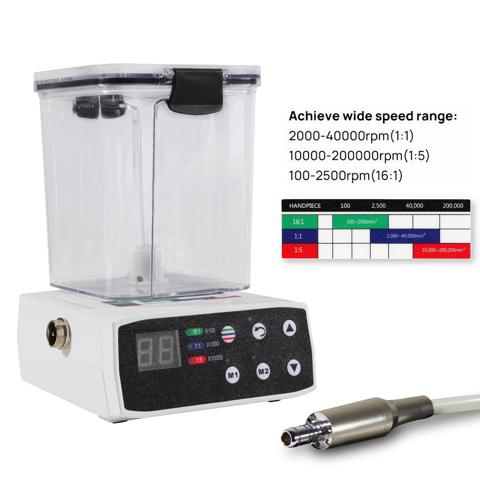 Brushless Dental LED Electric Micro Motor /1:5 1:1 16:1 Handpiece