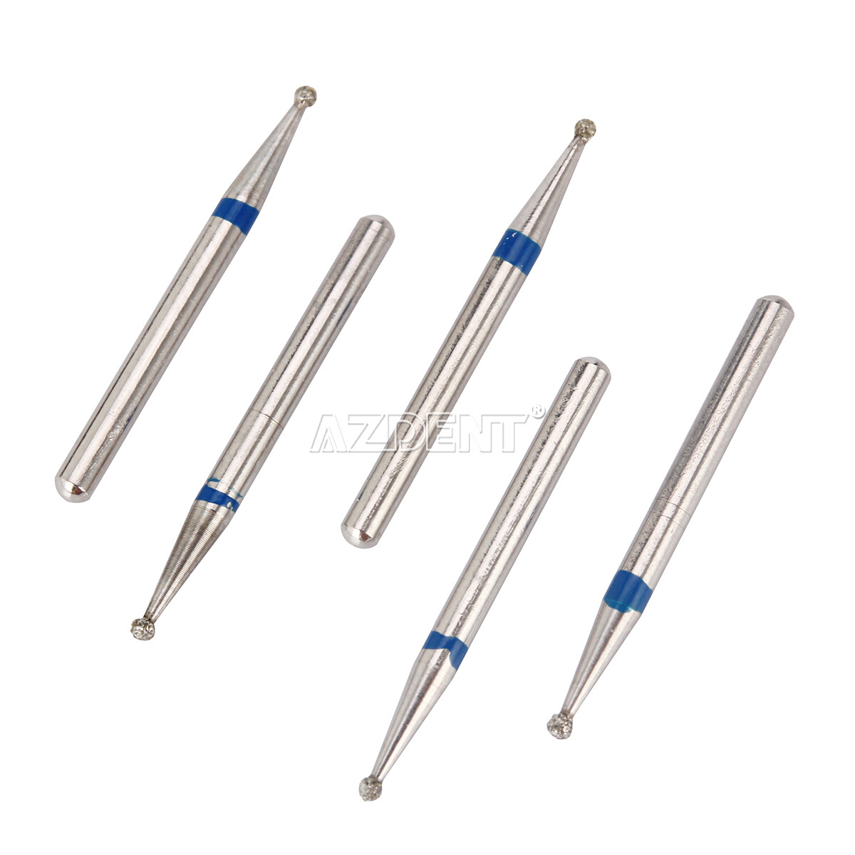 500Pcs 100 Types AZDENT Dental Diamond Burs Drills for High Speed Handpiece