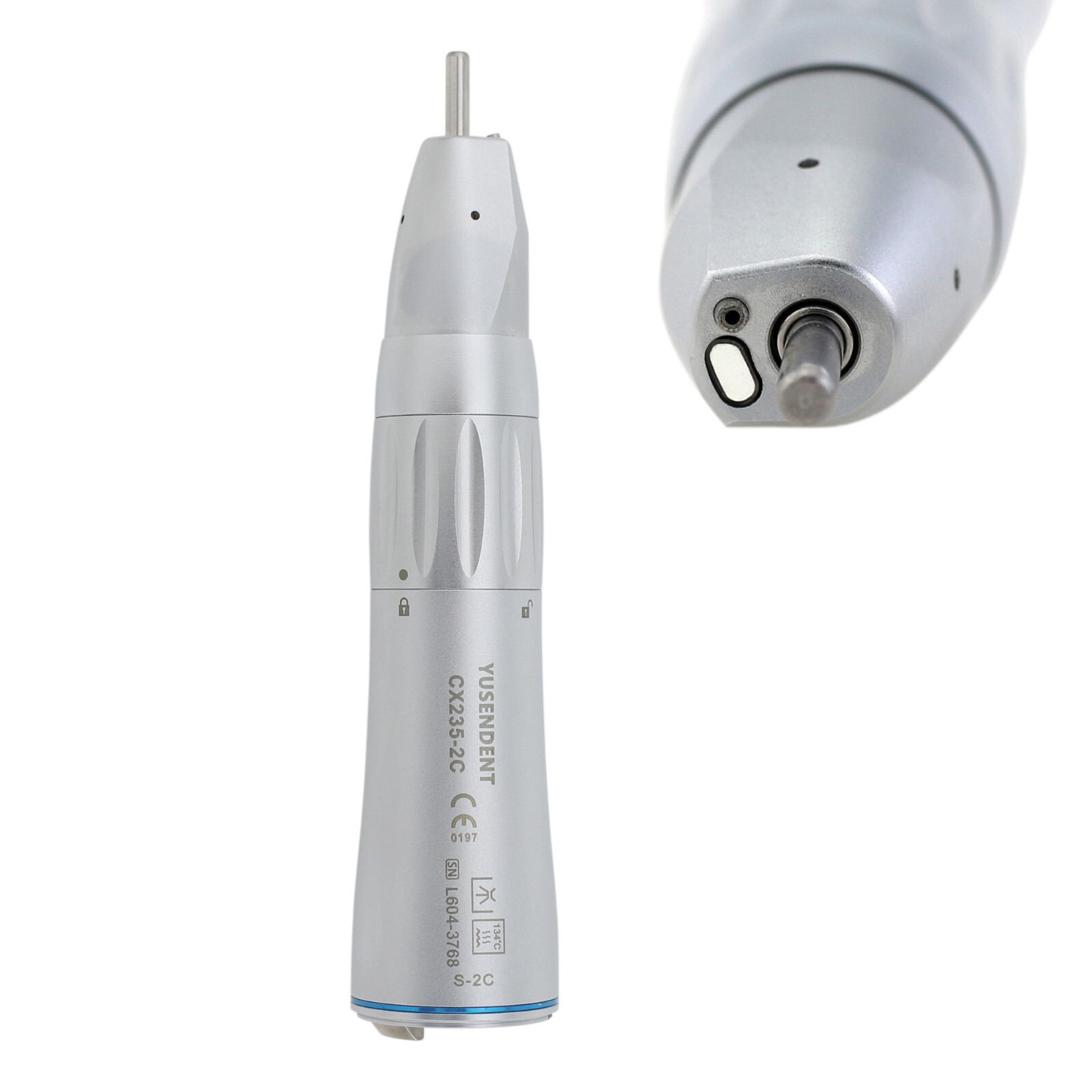 COXO Dental Fiber Optic Straight Handpiece 1:1 Low Speed Nose Cone ISO E Type