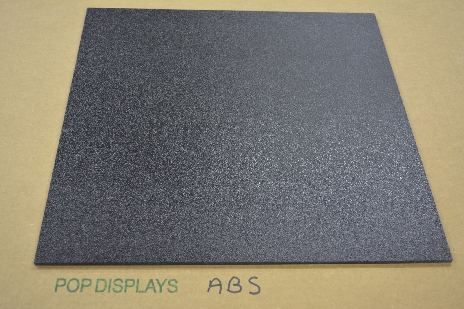 BLACK ABS POPDISPLAYS SAMPLE 1/8″ X 1.5″ X 1.5″