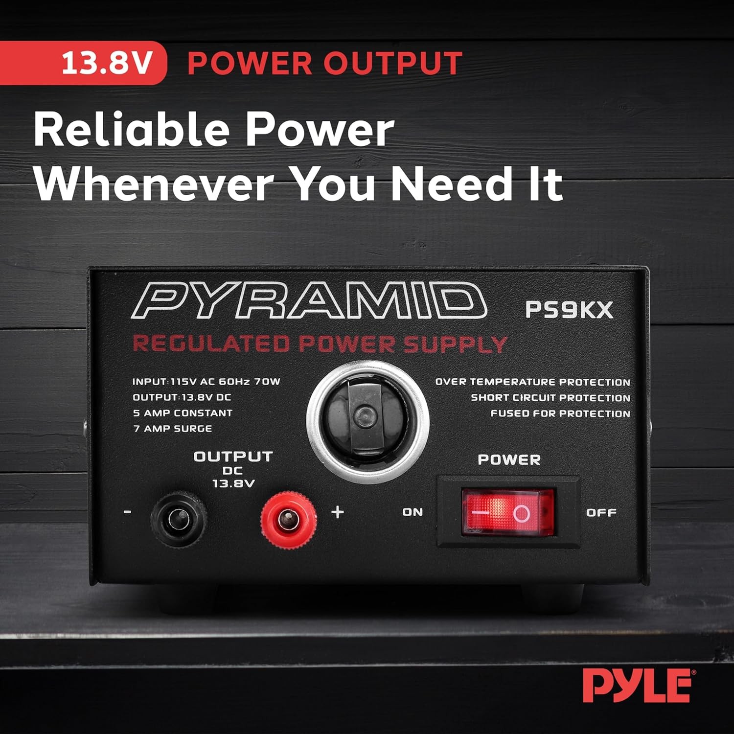 Universal Bench Power Supply-5 Amp Linear Regulated Home Lab Benchtop Converter