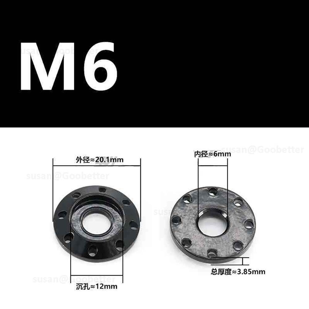 Aluminum Alloy M6 M8 Anodized Bolt Washers Gasket Drilled Spacer for Motorcycle