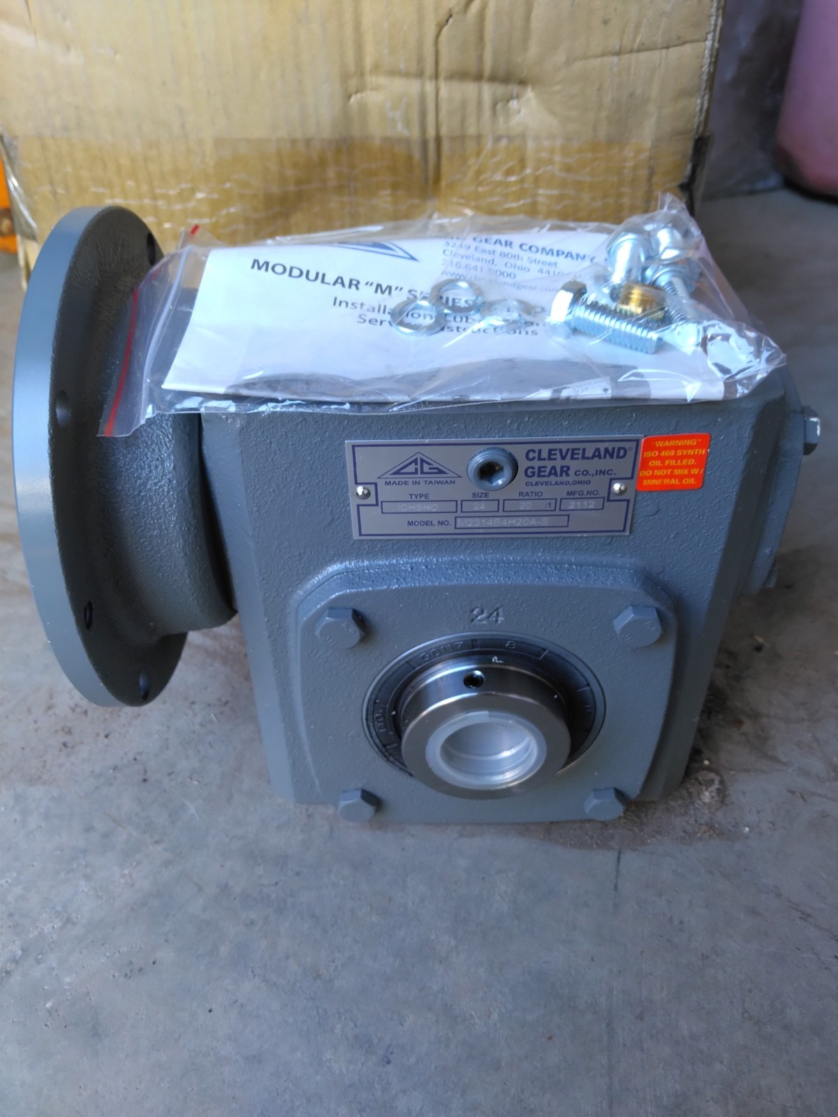 Brand New Cleveland Gear Box 20:1 Size 24 1 1/4″ ICHSHO 56C