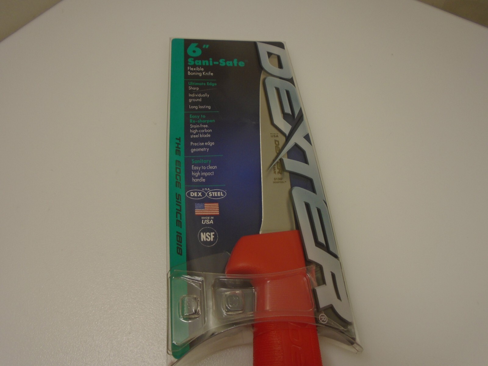 Dexter USA 6″ Flex Boning Knife Red Handle S136F Commercial Kitchen Quality New