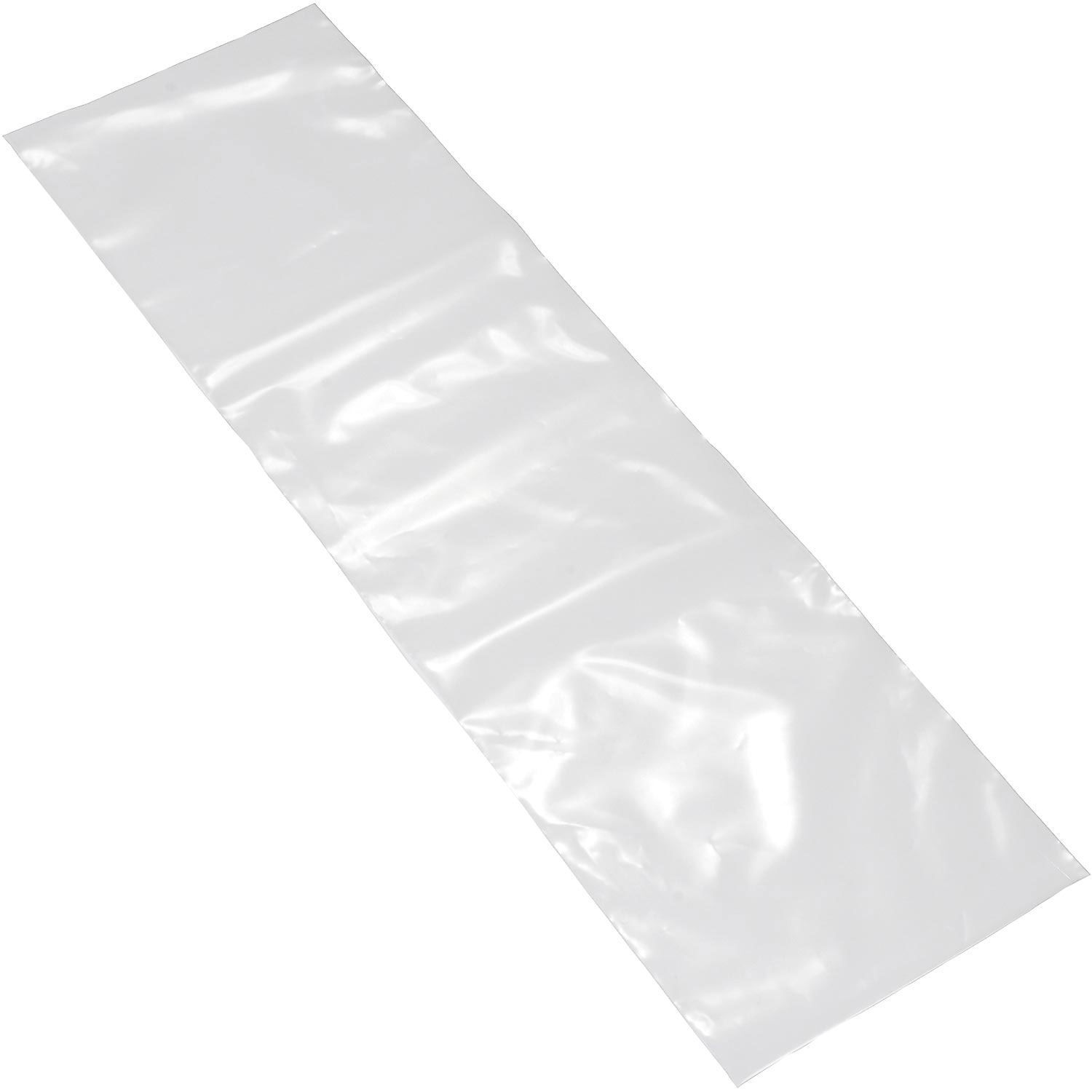 Laddawn 1137 Clear Layflat Poly Bags 4 mil 8X28 500/Case