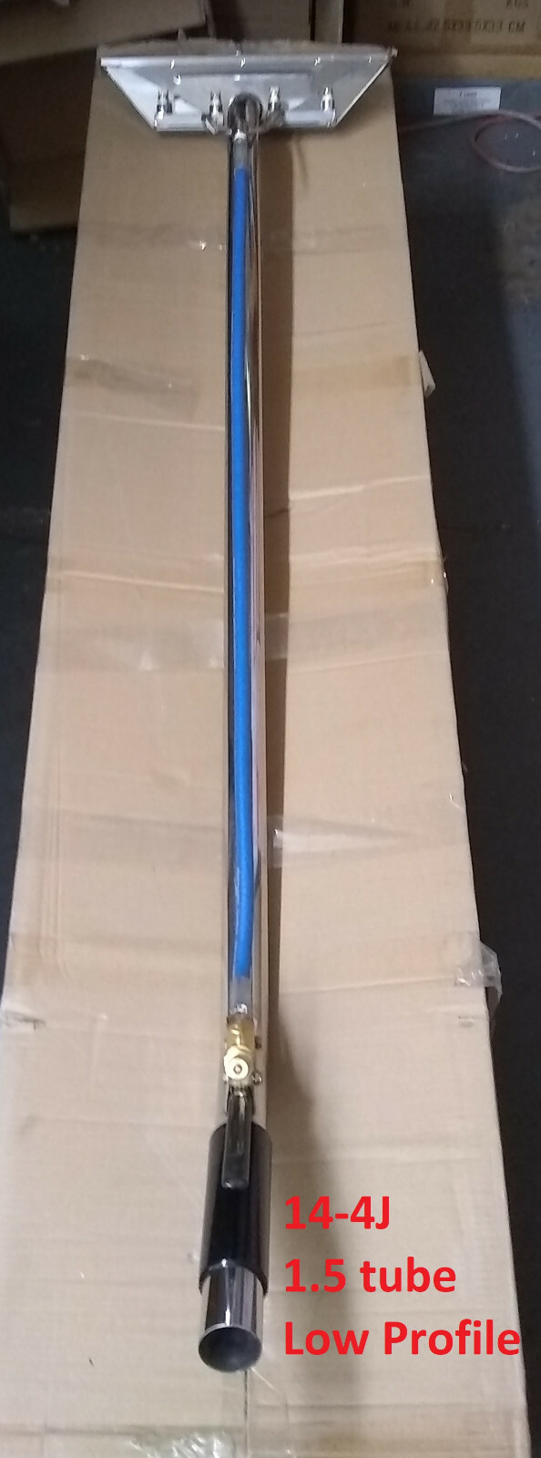 14″ 4-JET S-BEND LOW PROFILE CARPET CLEANING WAND 1.5 tube