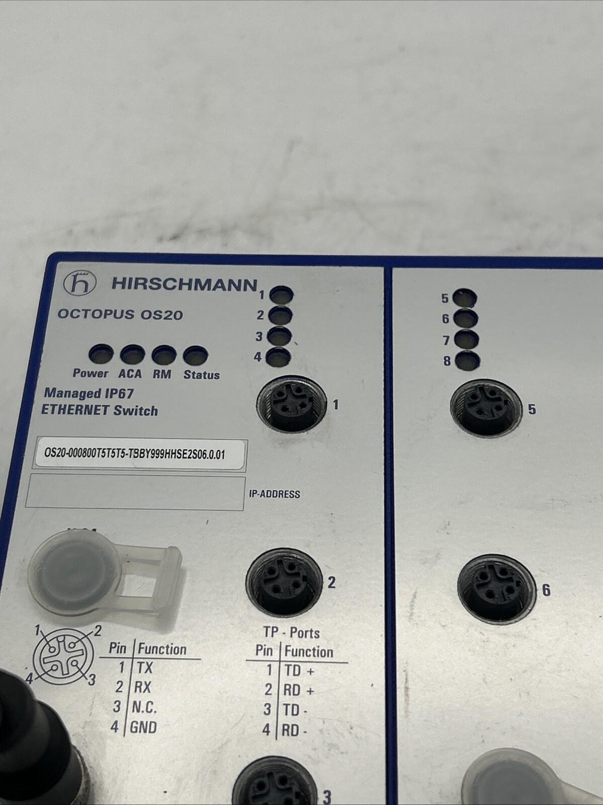 HIRSCHMANN OCTOPUS OS20 Ethernet Switch OS-20-000800T5T5T5-TBBY999HHSE2S