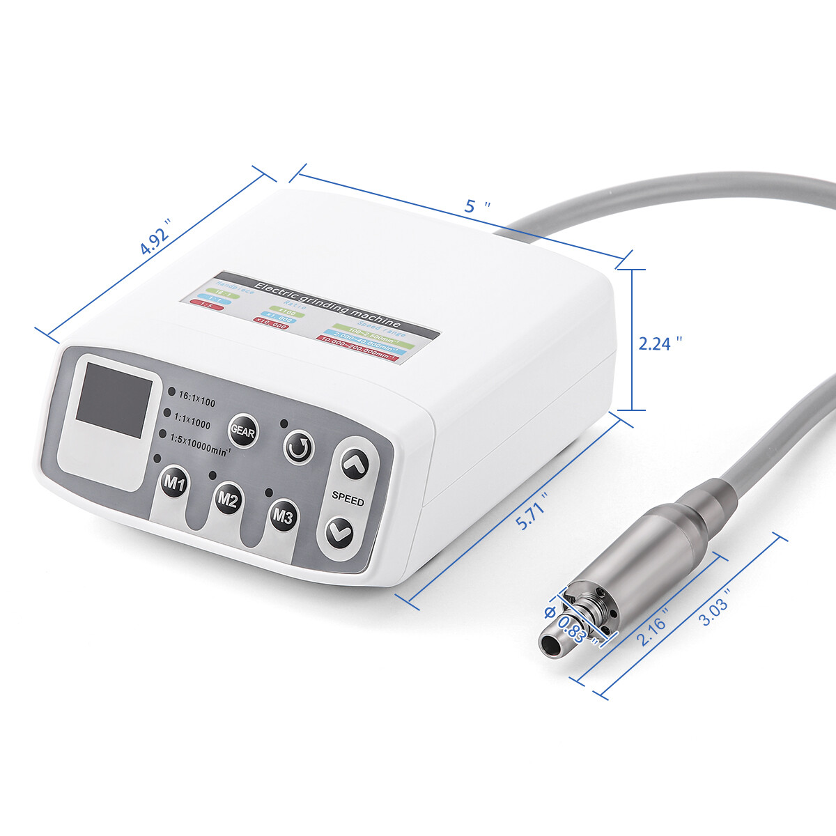 AZDENT Electric Dental LED Brushless Micro Motor 1:1 1:5Increasing LED Handpiece