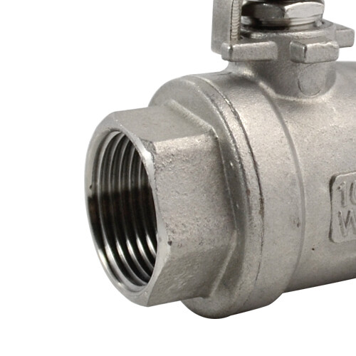 3/4 inch 3/4″ Ball Valve,316 Stainless Steel Full Port,2-Piece, 1000WOG, 2Pack