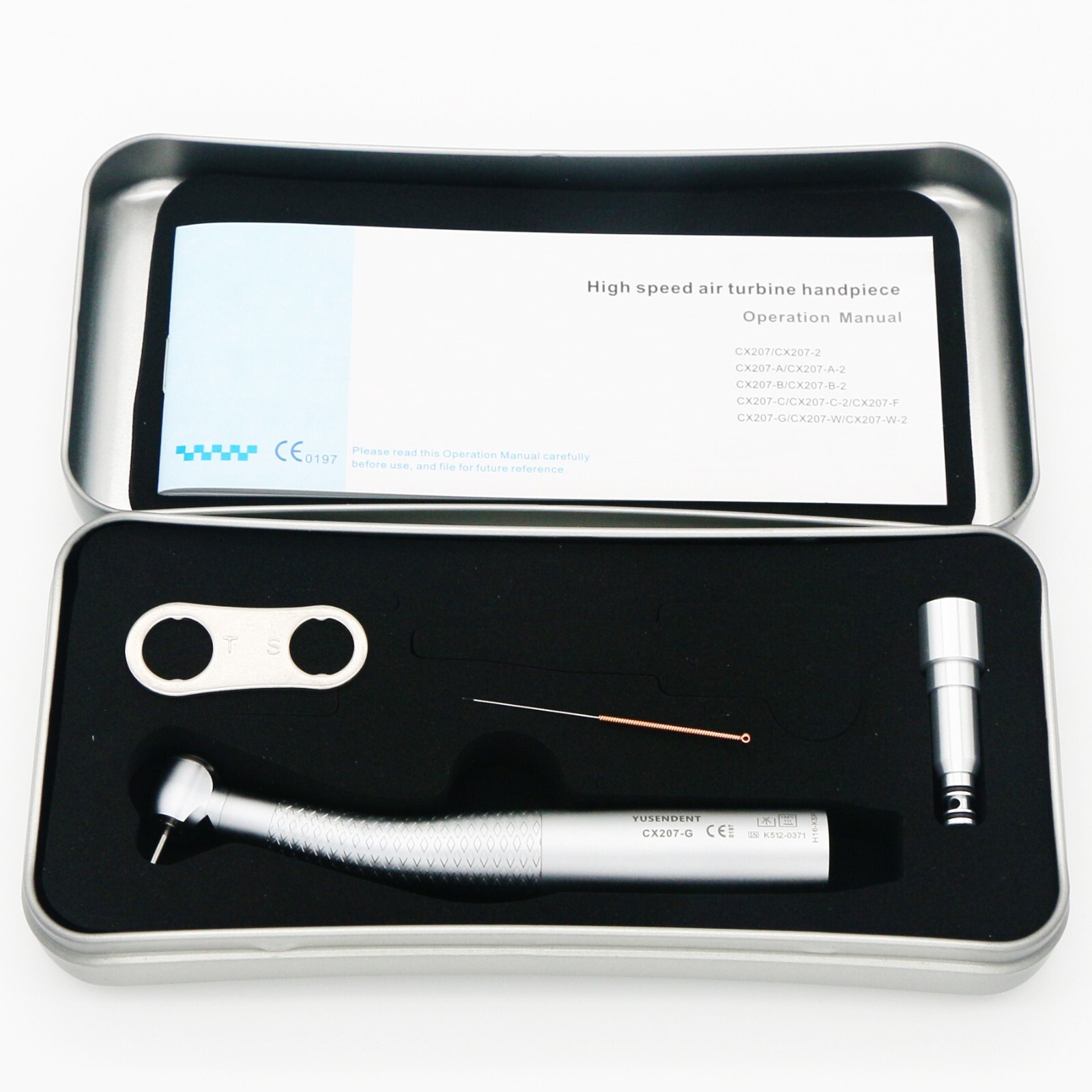 COXO YUSENDENT Dental High Speed Fiber Optic Handpiece 6Holes LED KAVO Coupling