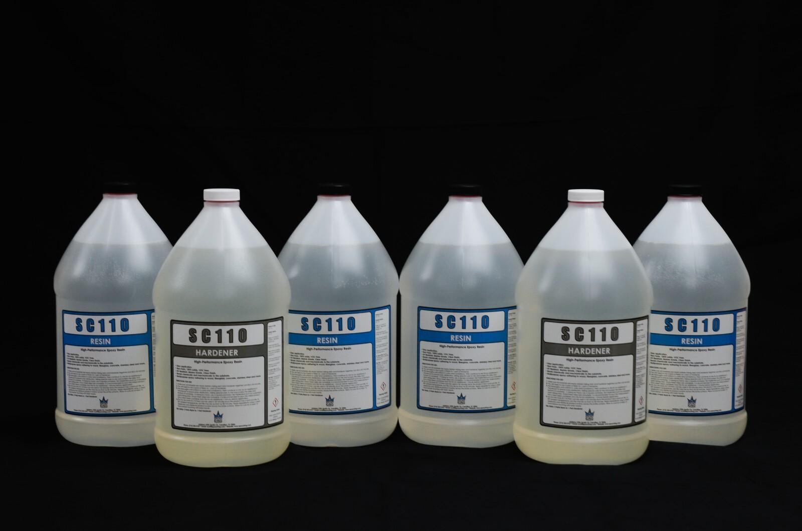 CLEAR EPOXY RESIN 6 GALLON KIT * UV RESISTANT * MARINE GRADE * NON-TOXIC * BOAT