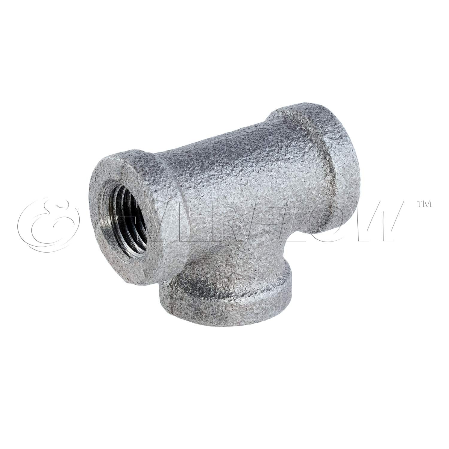 Supply Giant HNUF0014 1/4 Inch High Pressure Galvanized Malleable Tee