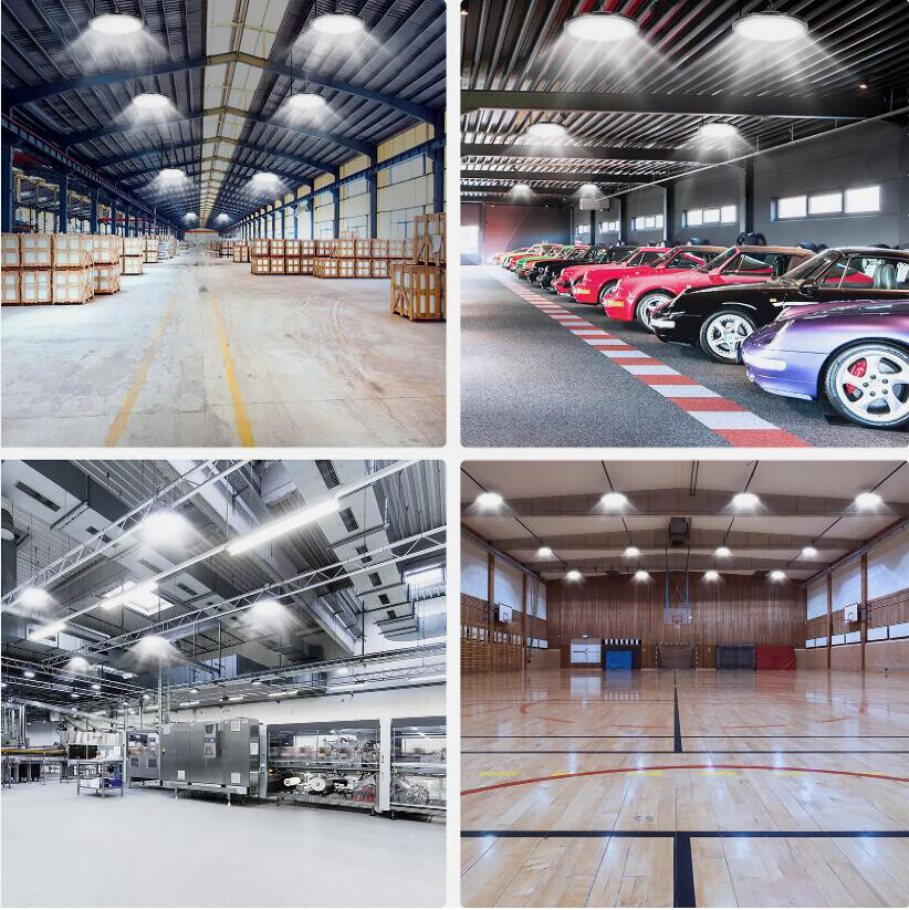 2 Pack 200W Led UFO High Bay Light Industrial Commercial Warehouse Shop Lights