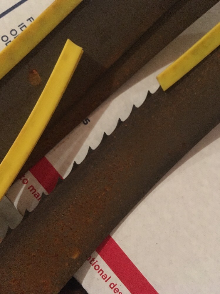 Starrett 14’6″x1-1/4x.042″ 174″ 3 Tooth Raker Hook Safe-flex HSS Band Saw Blade
