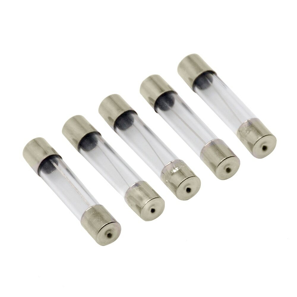 [10x] 0.5A 250V Fast Blow Fuse Glass Tube Fuse 0.5 Amp Fuse 6X30mm