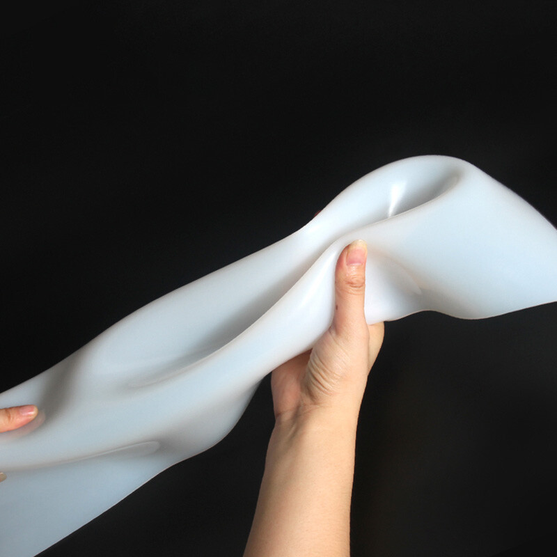 Clear Silicone Rubber Sheet Pad Ultra-Thin High Temp Gasket Thick 0.1mm-1.5mm