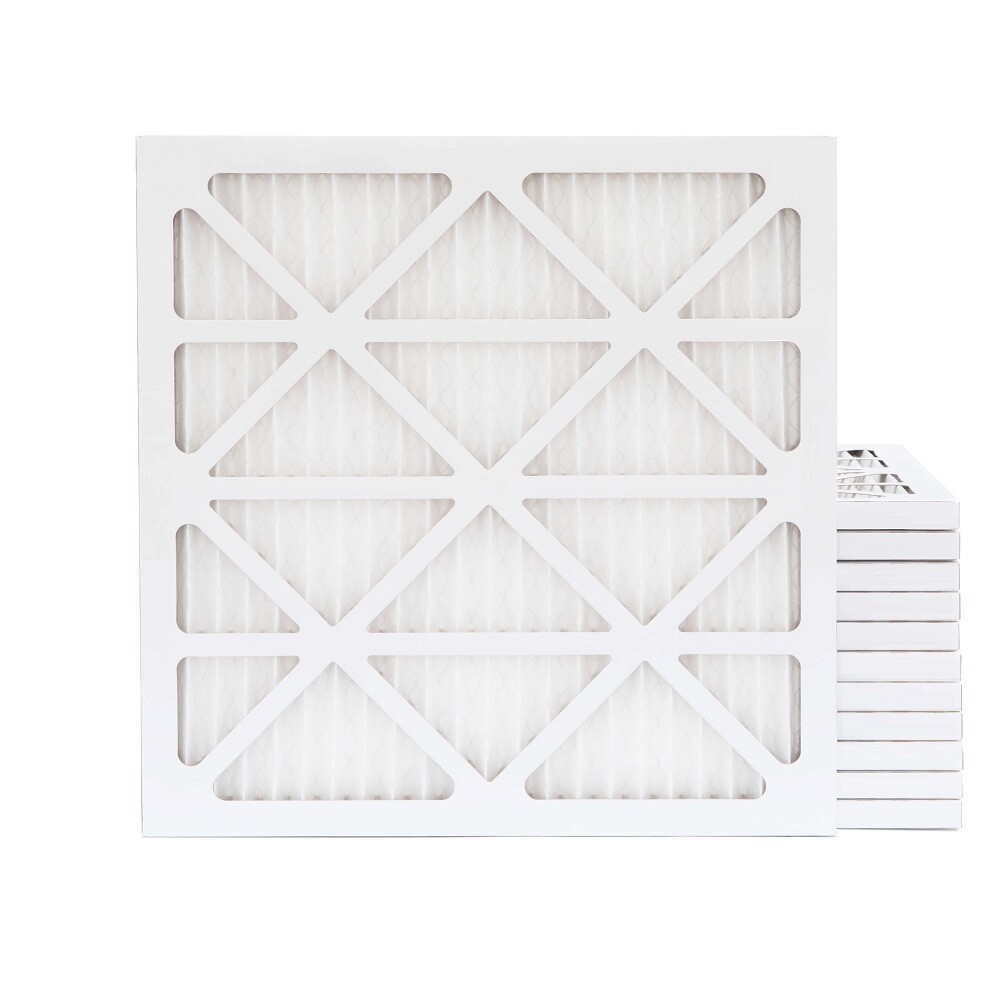 12X12X1 MERV 13 Pleated AC Furnace Air Filters. 12 Pack