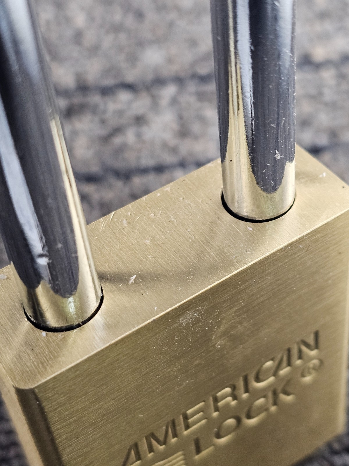 American Lock A3702WO Solid Brass Padlock 2-inch Body x 3-inch Hardened Shackle