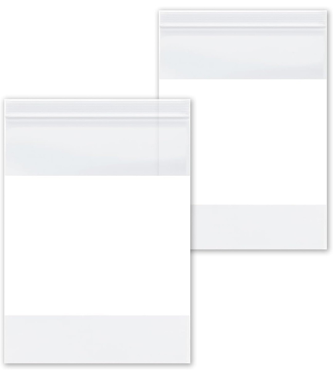 1000/PCS White Block 3″x4″ Clear Reclosable Seal Bag Plastic Zip Lock Bags 2Mil