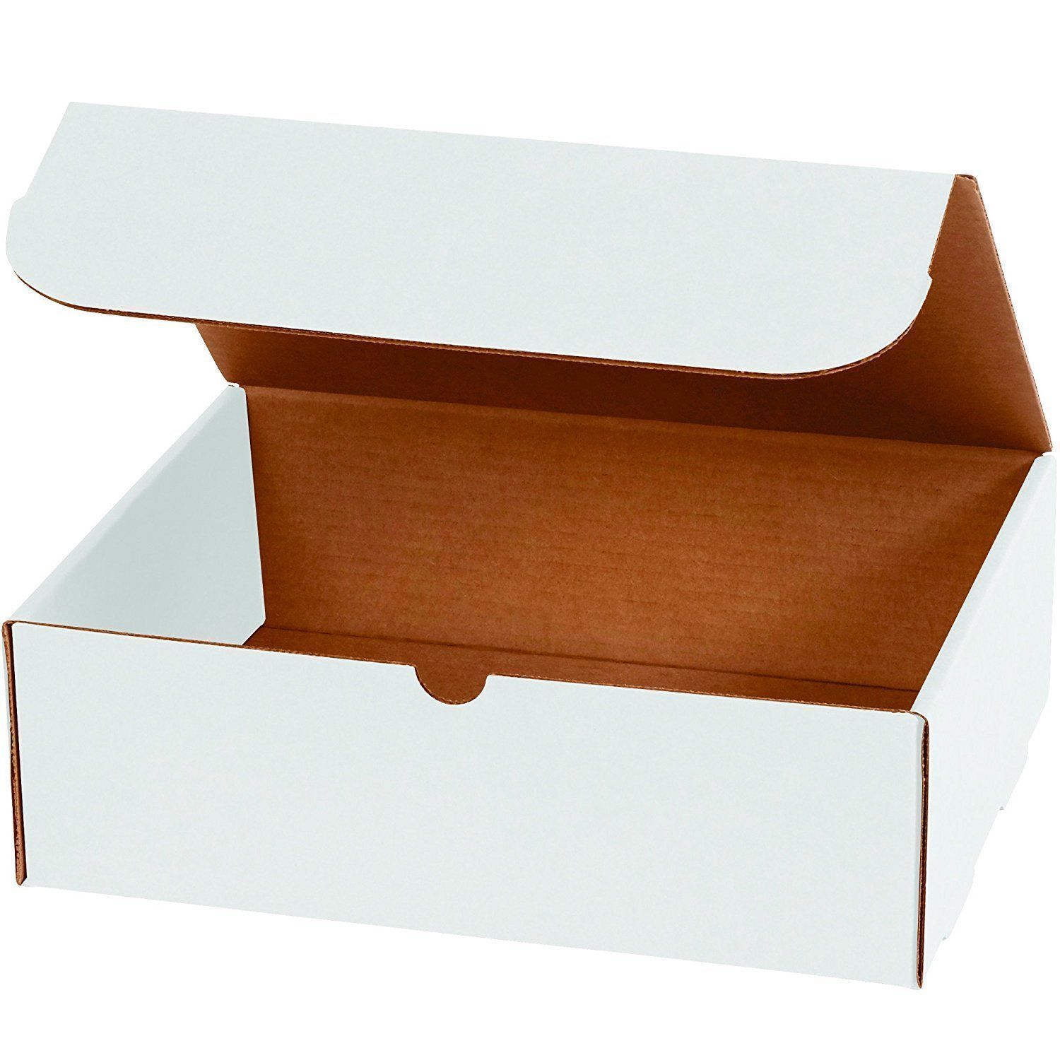 250 – 6x4x2 White Corrugated Shipping Mailer Packing Box Boxes 6 x 4 x 2