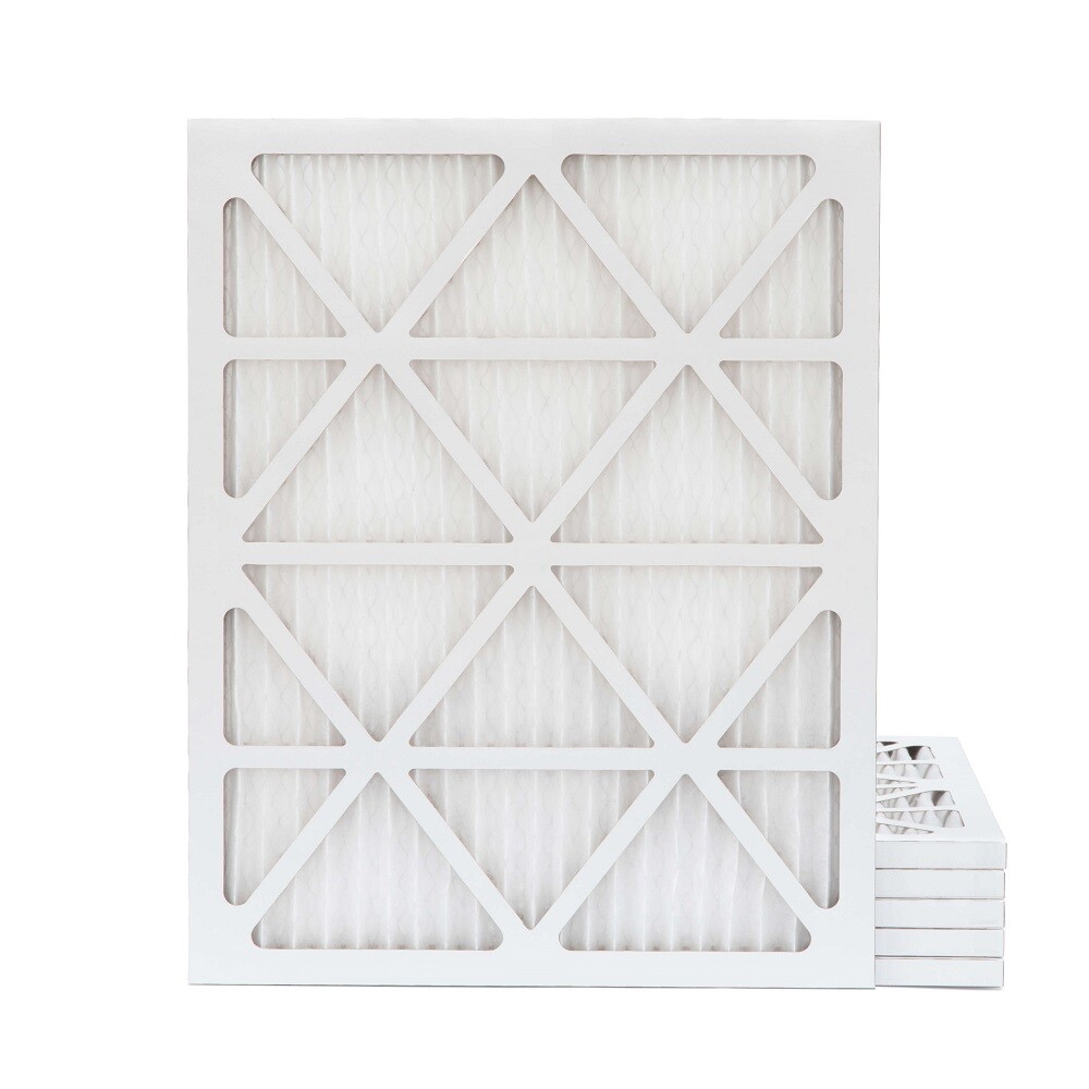 20x25x1 MERV 13 Pleated AC Furnace Air Filters. 6 Pack. Made in USA.