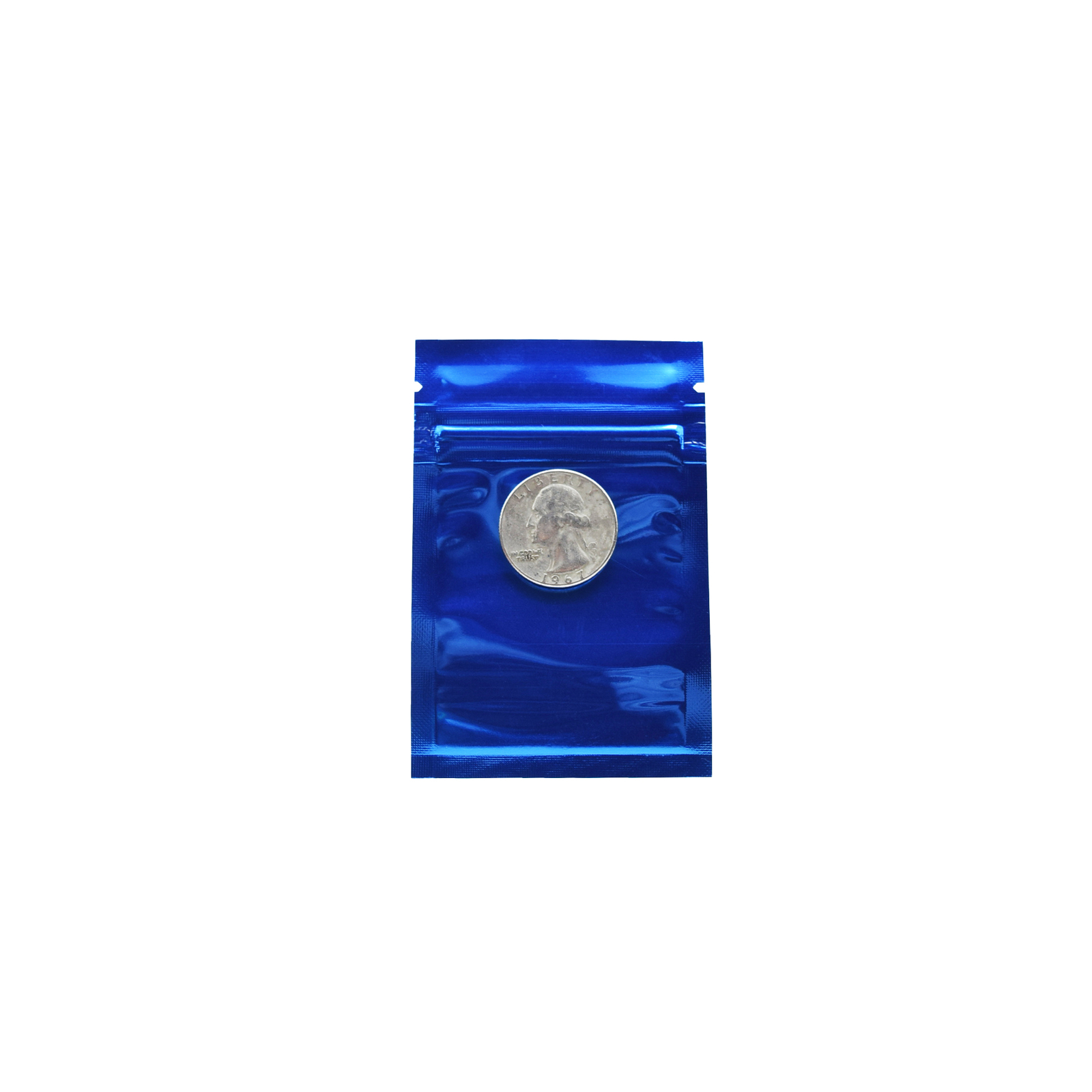 100 New Glossy Metallic Foil Mylar Resealable Bags in Different Colors and Sizes