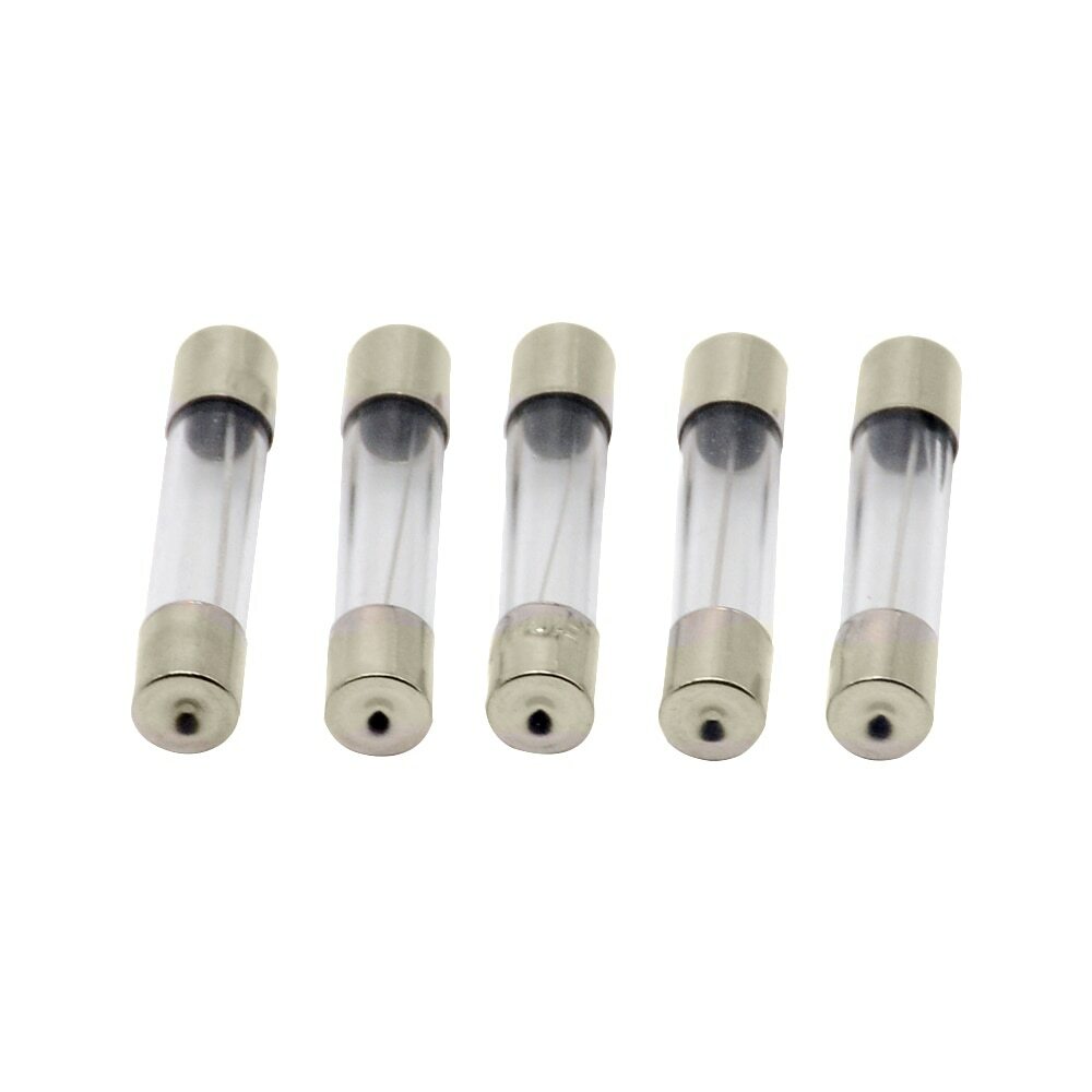 [10x] 0.5A 250V Fast Blow Fuse Glass Tube Fuse 0.5 Amp Fuse 6X30mm