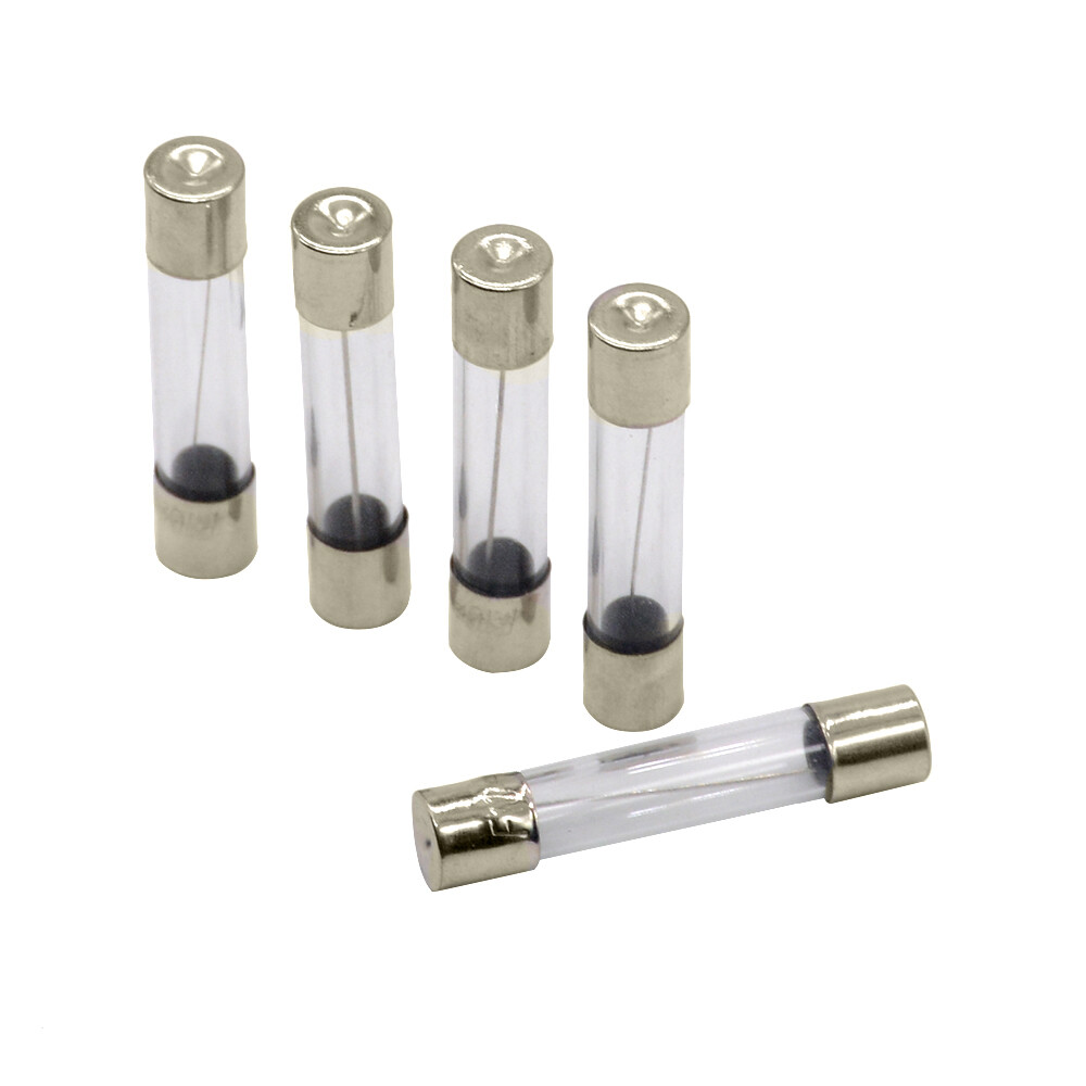 [10x] 0.5A 250V Fast Blow Fuse Glass Tube Fuse 0.5 Amp Fuse 6X30mm