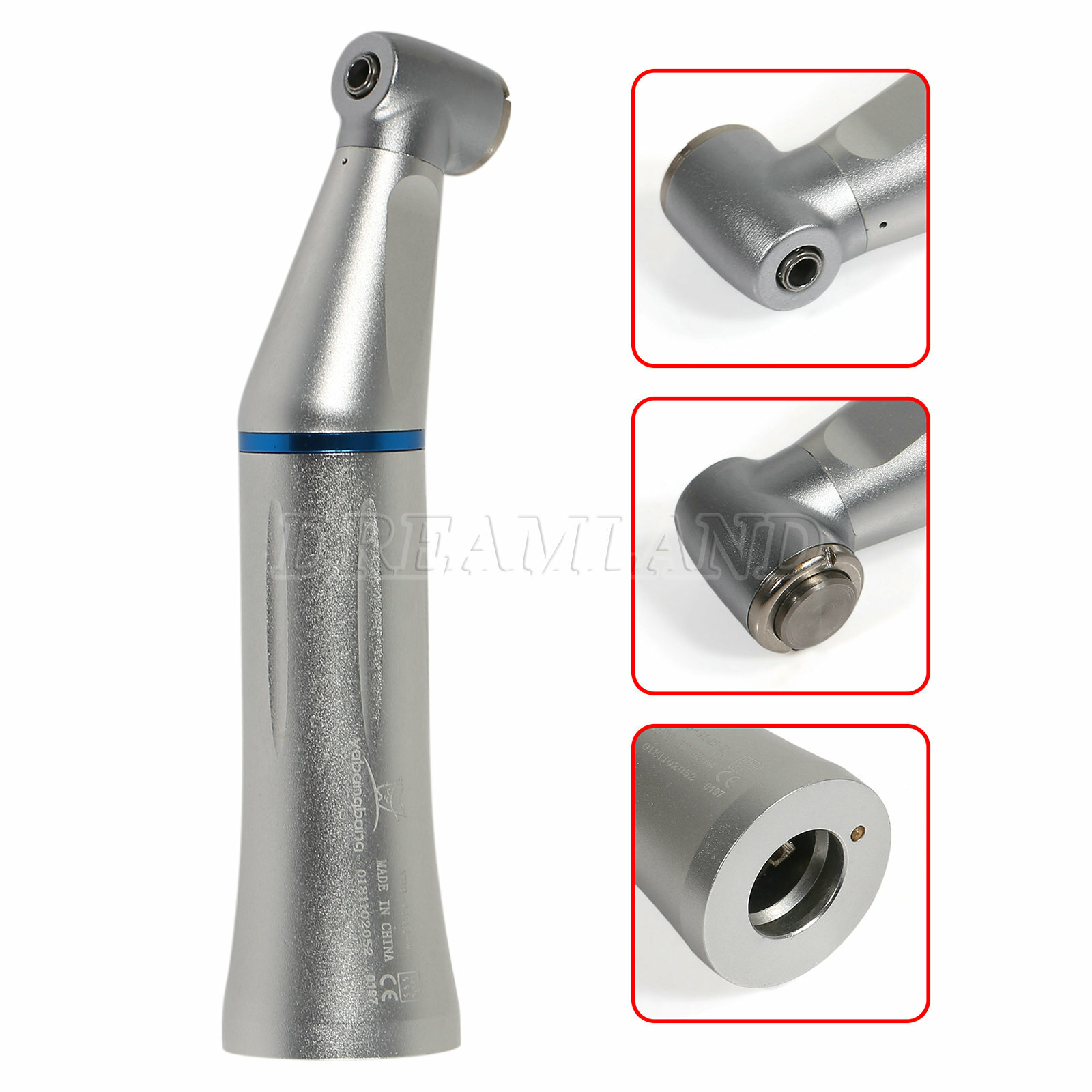 Dental 1:1 Low Speed Contra angle (Fiber Optic) Handpiece Internal Water Spray
