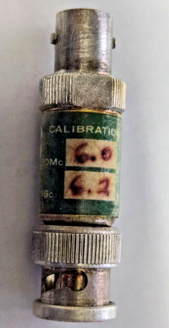 Texscan FP-50, 6 dB, 50 Ohm, Fixed Attenuator – 0 – 4 GHz. – BNC (M/F)