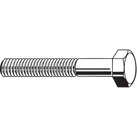 Grade 5, 7/8″-9 Hex Head Cap Screw, Zinc Plated Steel, 6 In L, N01200.087.0600