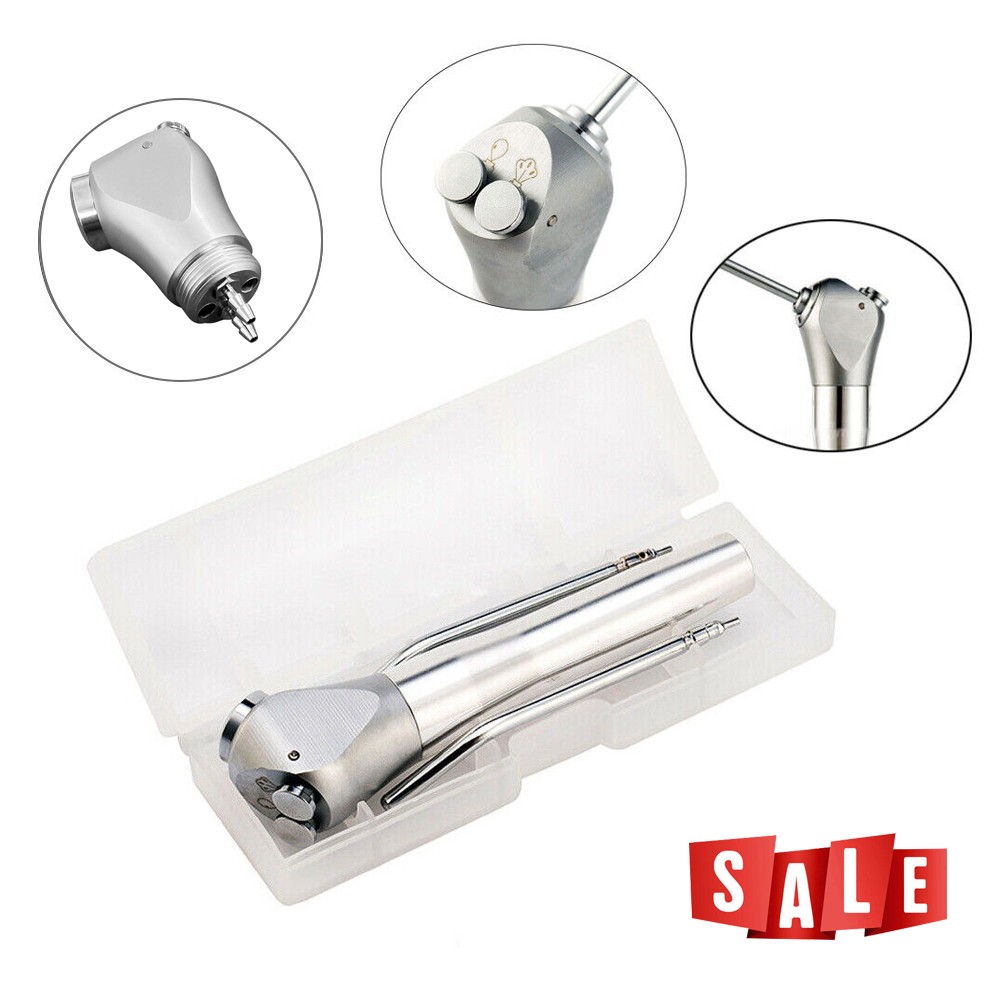 Dental 3 Way Air Water Syringe Triple Spray Handpiece with 2 Nozzles Tips Tubes