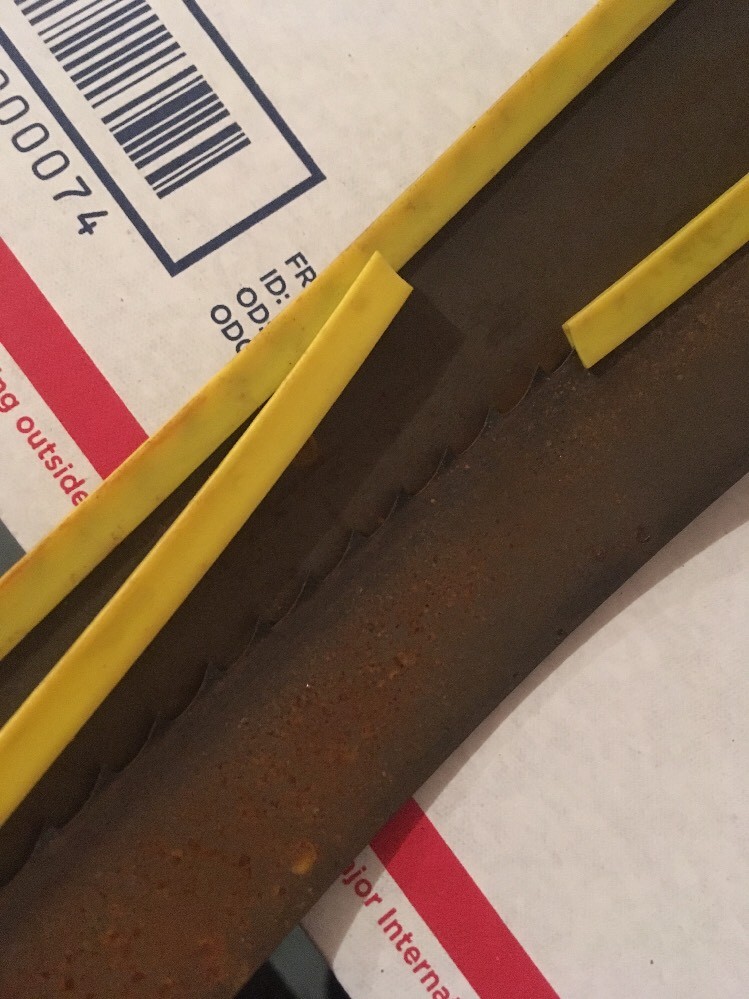 Starrett 14’6″x1-1/4x.042″ 174″ 3 Tooth Raker Hook Safe-flex HSS Band Saw Blade
