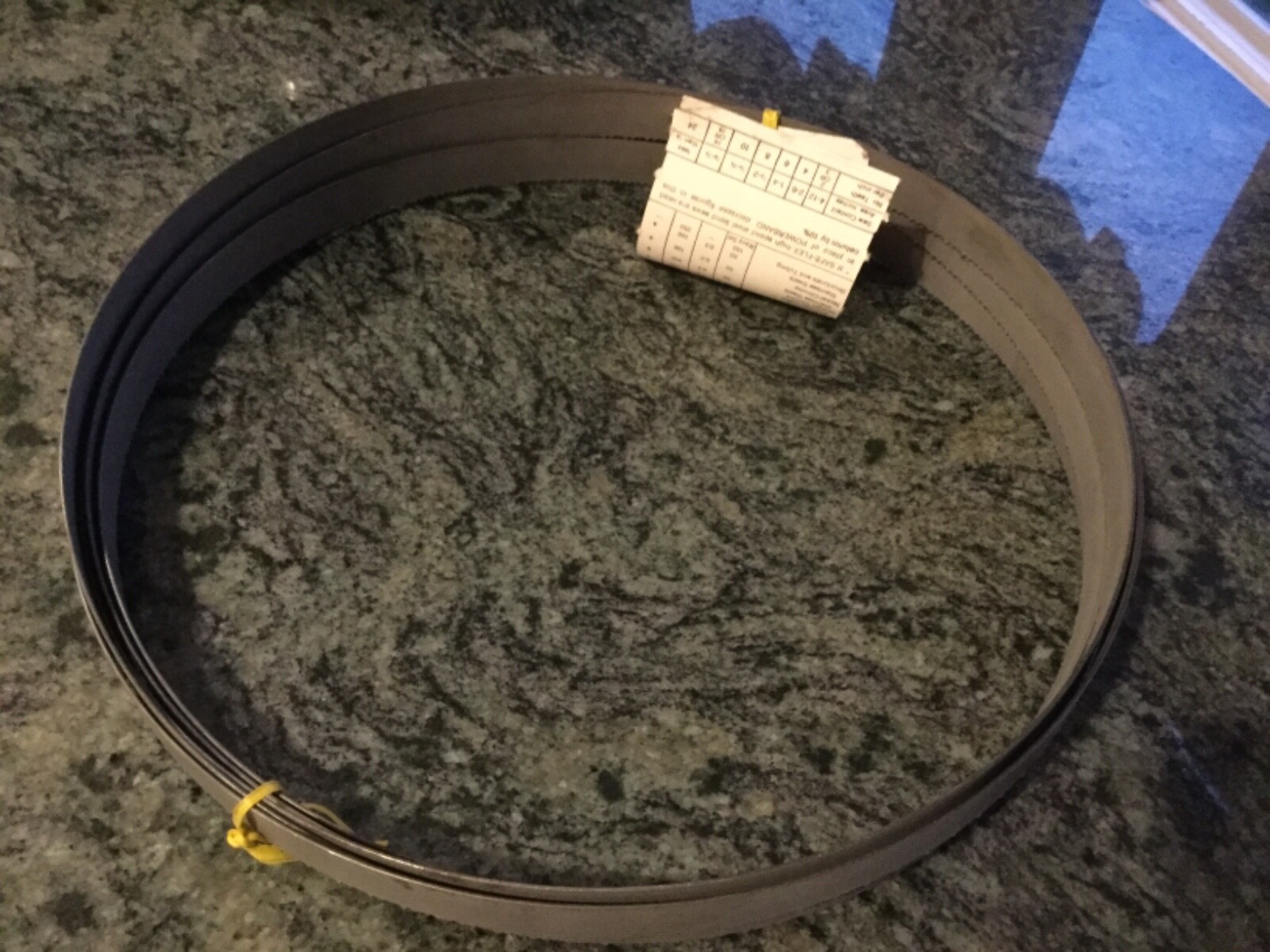 Starrett welded band metal saw blade 14 foot 2 inch x 3/4 x 10 TPI power regular