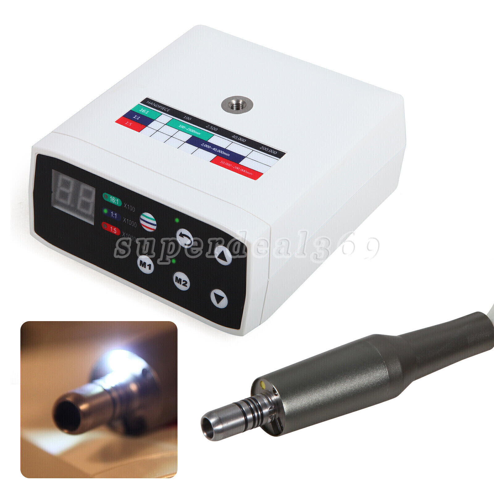 Dental Brushless LED Electric Micro Motor Fit NSK E-Type 1:1/1:5 Handpiece