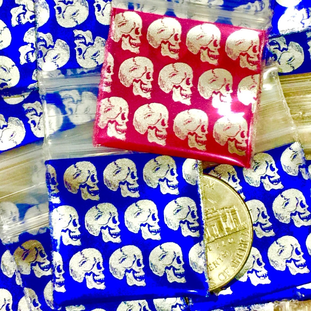 BaggiesSince1987 – 1010 ZipSeal Bags METALLIC P 25Design Mixed 1000, 👀Details🔽