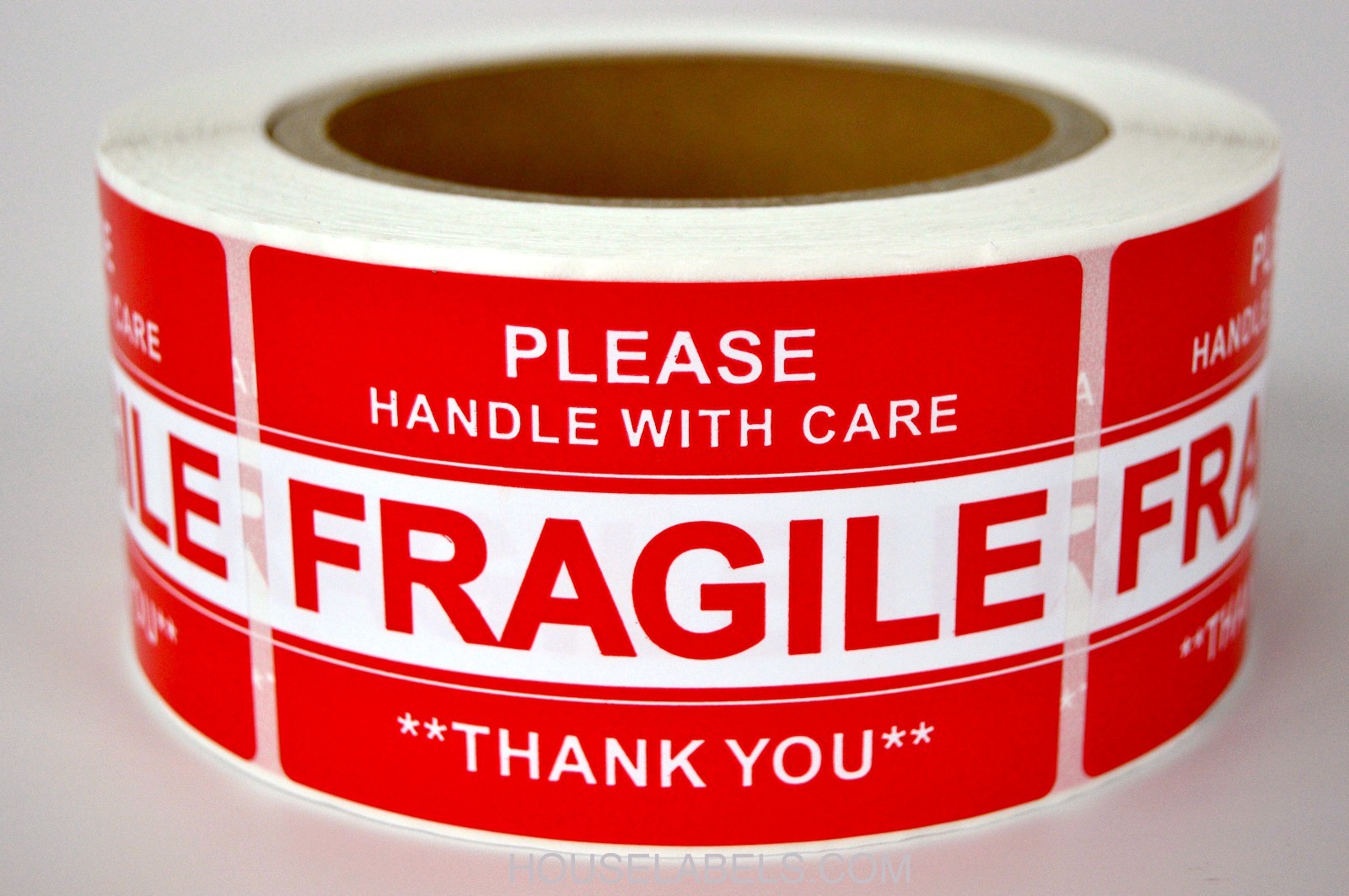 3 Rolls ; 500 Labels Per Roll 2×3 Pre-Printed FRAGILE HANDLE WITH CARE Labels