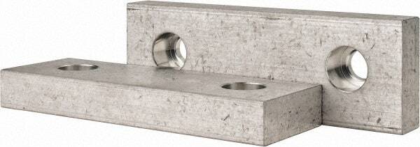 Gibraltar 6″ Wide x 2″ High x 3/4″ Thick, Flat/No Step Vise Jaw Soft, Aluminu…