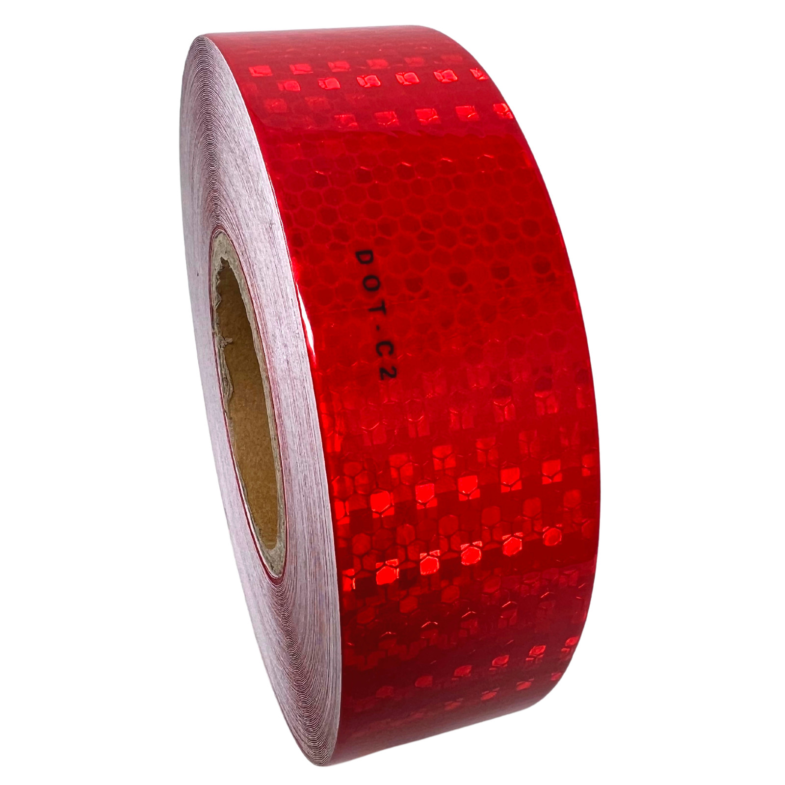 Conspicuity Tape DOT-C2 Approved Reflective Trailer Red 2”x150’ -1 Roll