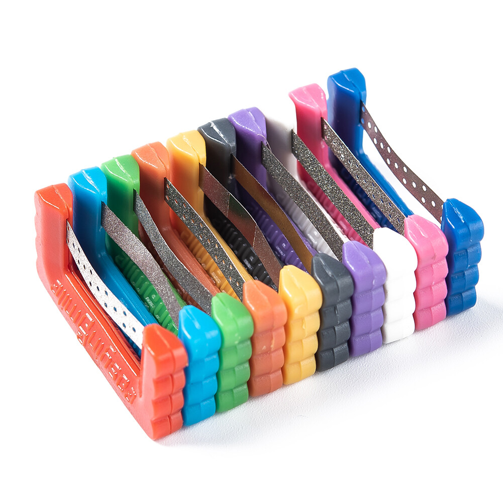EASYINSMILE Orthodontic Dental IPR System Interproximal Peel Contra Angle Strips